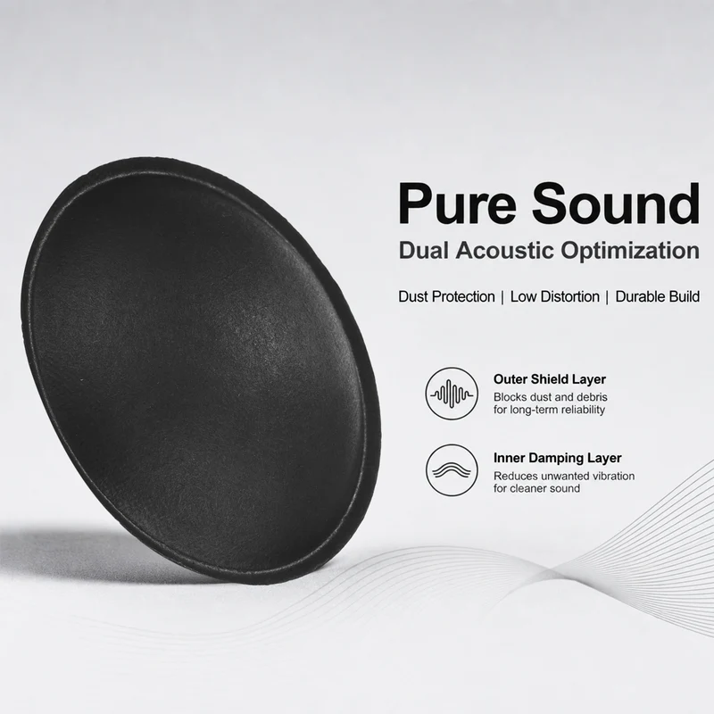 4pcs Speaker Dust Cap 54mm/2.13" OD Subwoofer Paper Cap