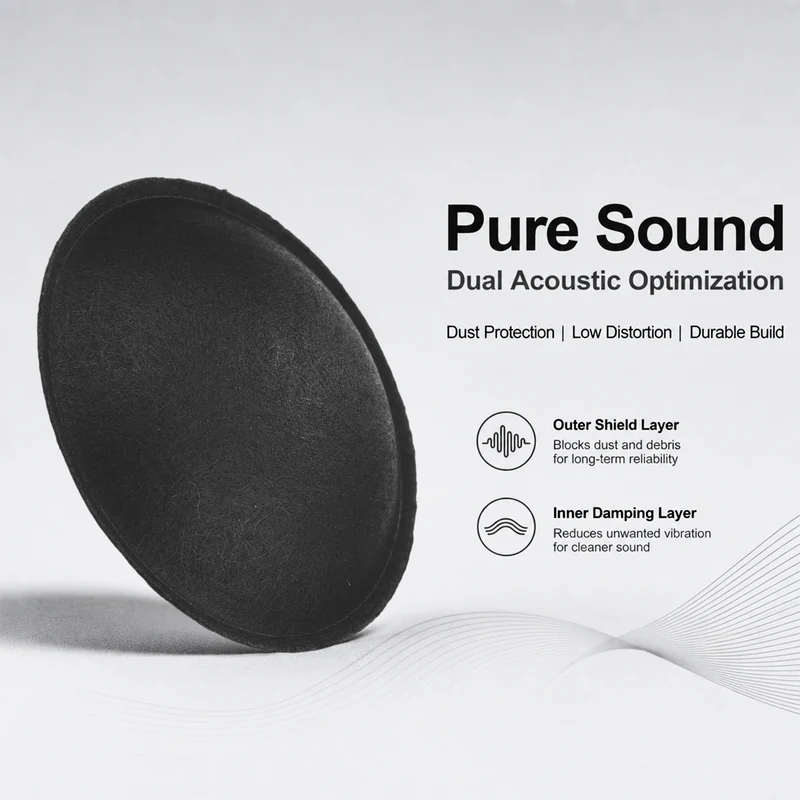 4pcs Speaker Dust Cap 30mm/1.18" OD Subwoofer Paper Cap
