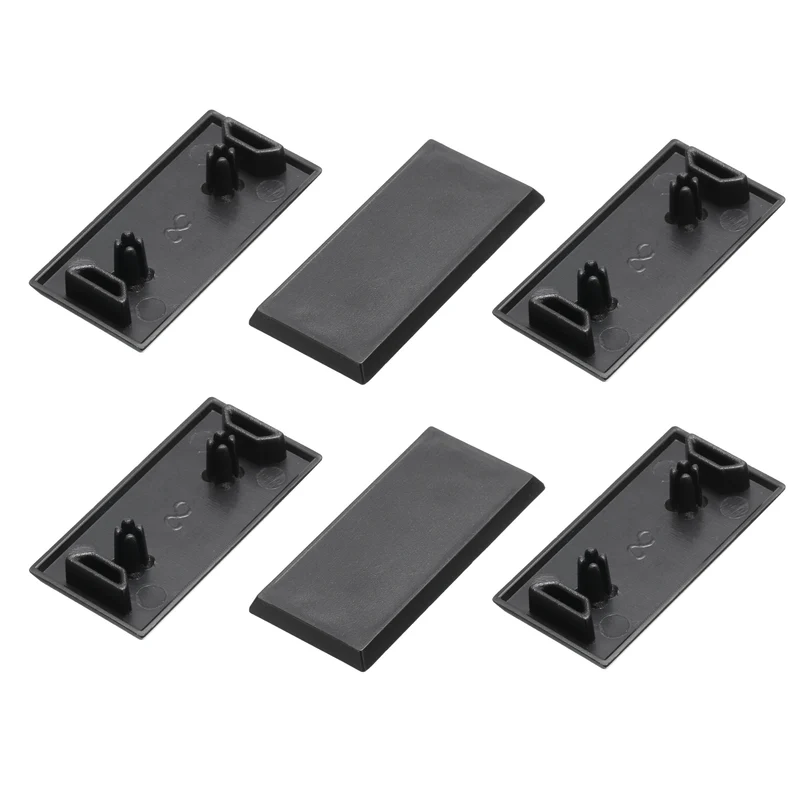 6Pcs slot 4.2mm Hole Dia EU Standard Aluminum Profile End Cap 20x40mm