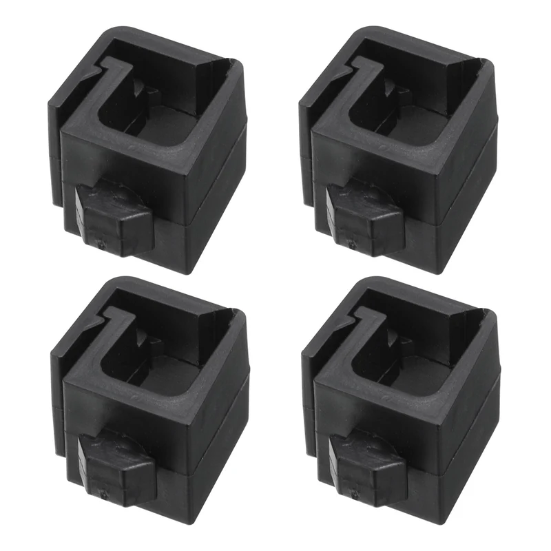 4Pcs Single Slot Flat Cable Clamp 6, 10mm Mount Slot Width Wire Holder ABS for 20 Series European Standard Aluminum Extrusion