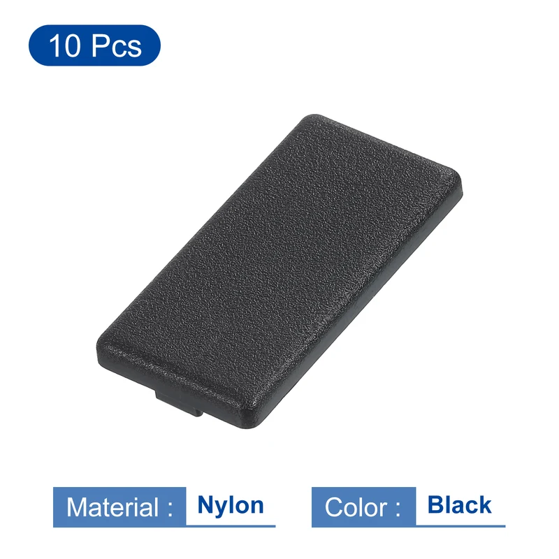 10Pcs Extruded End Cap Nylon 20x40mm 2040 Series European Black