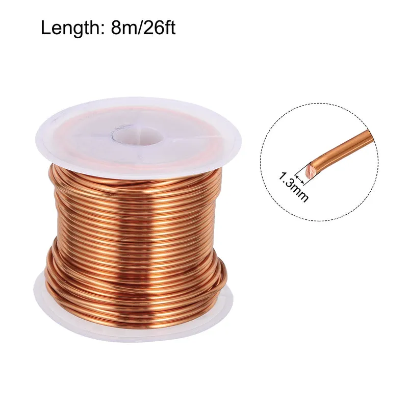 1.3mm Magnet Wire 26ft Enameled Copper Wire Enameled Magnet Winding Wire 100g