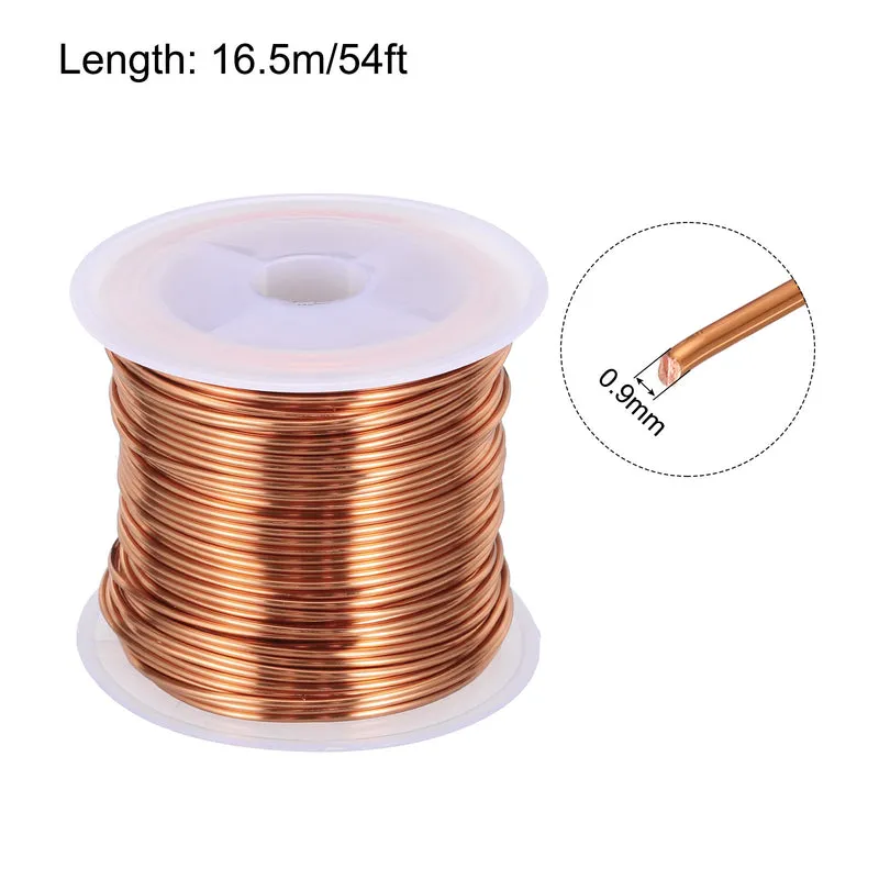 0.9mm Magnet Wire 54ft Enameled Copper Wire Enameled Magnet Winding Wire 100g