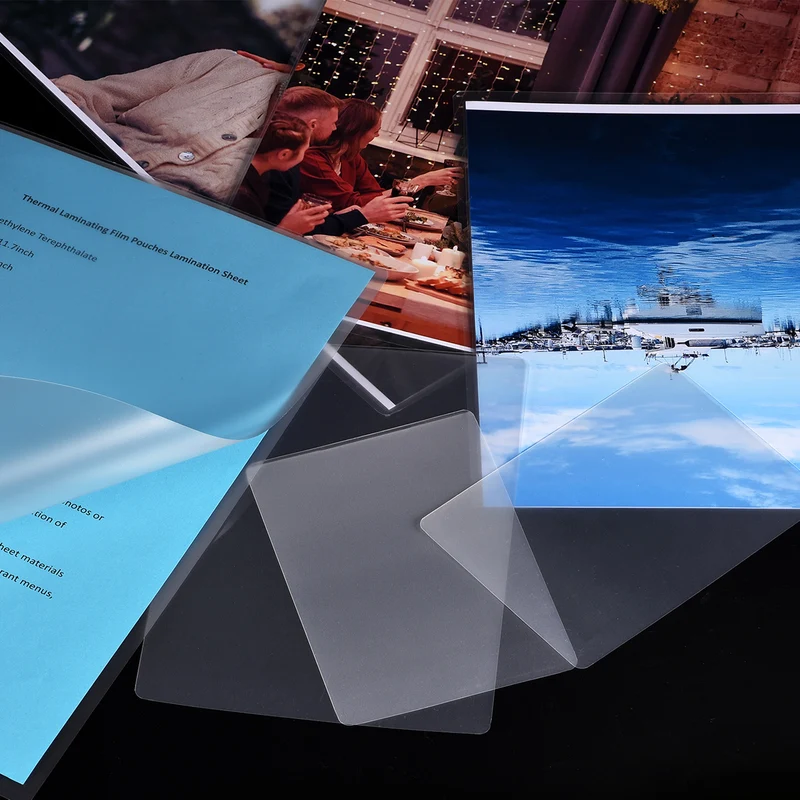 Thermal Laminating Pouches, 100 Pcs Transparent Laminating Sheets 5 Mil 3.8"x2.6 Laminator Pouches for Laminator Machine, Card, Photo Protect, DIY