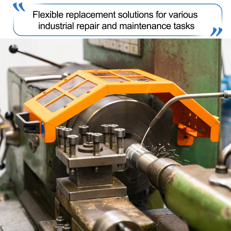 1Set M6 x P1 Revolving Crank Handle 63mm Male Threaded Machine Handwheel