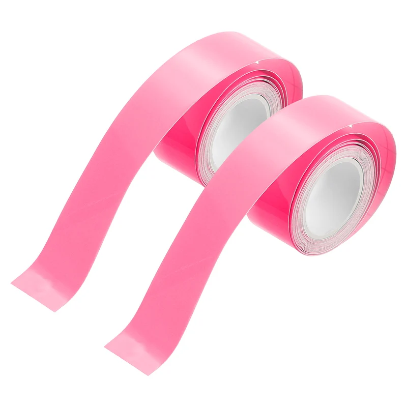 2 Rolls Glow in the Dark Tape 10ft x 1" Bright Sticker Tape Pink