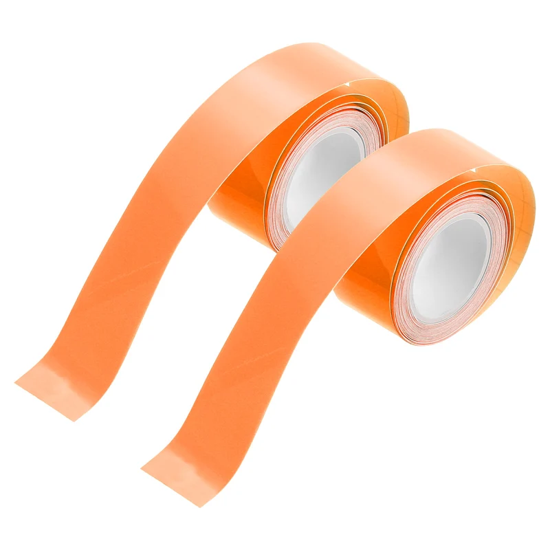 2 Rolls Glow in the Dark Tape 10ft x 1" Bright Sticker Tape, Orange
