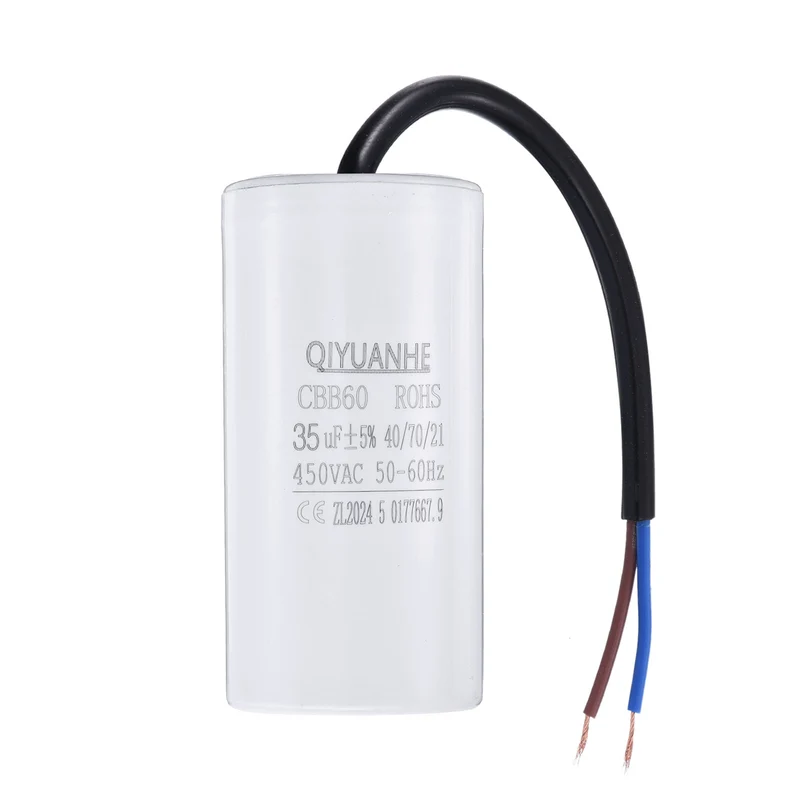 CBB60 35uf Running Capacitor 450VAC 50/60Hz 100x50mm