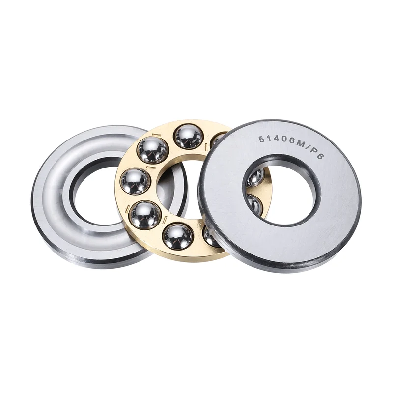 51406M Thrust Ball Bearing, Flat Axial Ball Bearings 30 x 70 x 28mm ABEC3