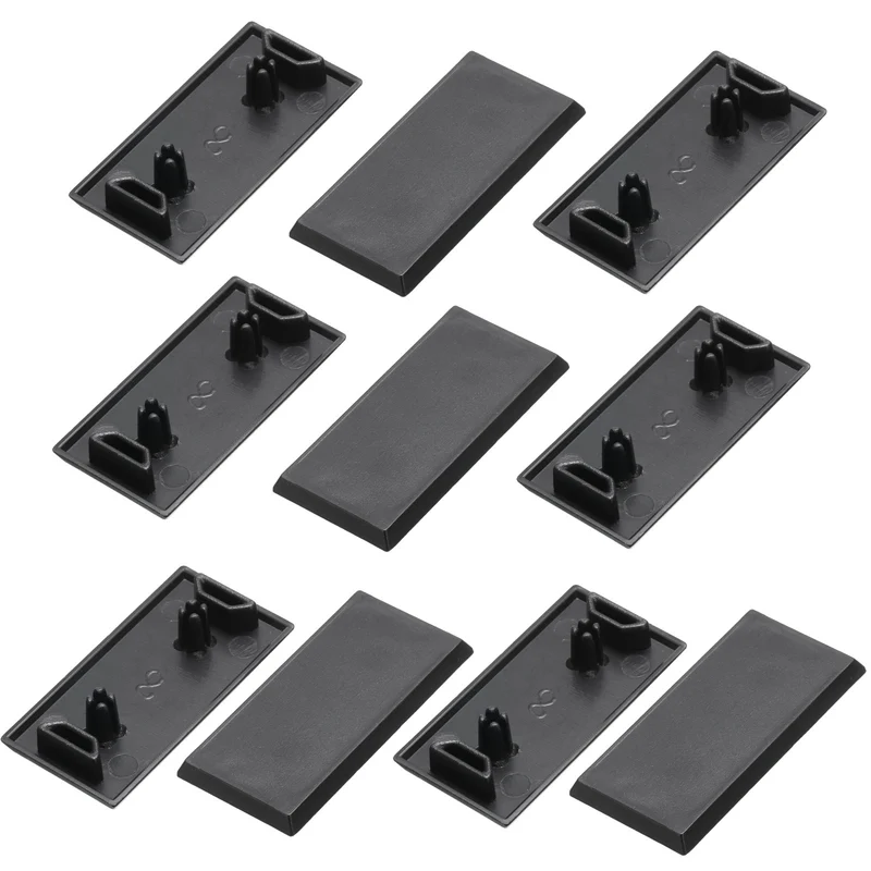 10Pcs 2040 slot 4.2mm Hole Dia EU Standard Aluminum Profile End Cap 20x40mm