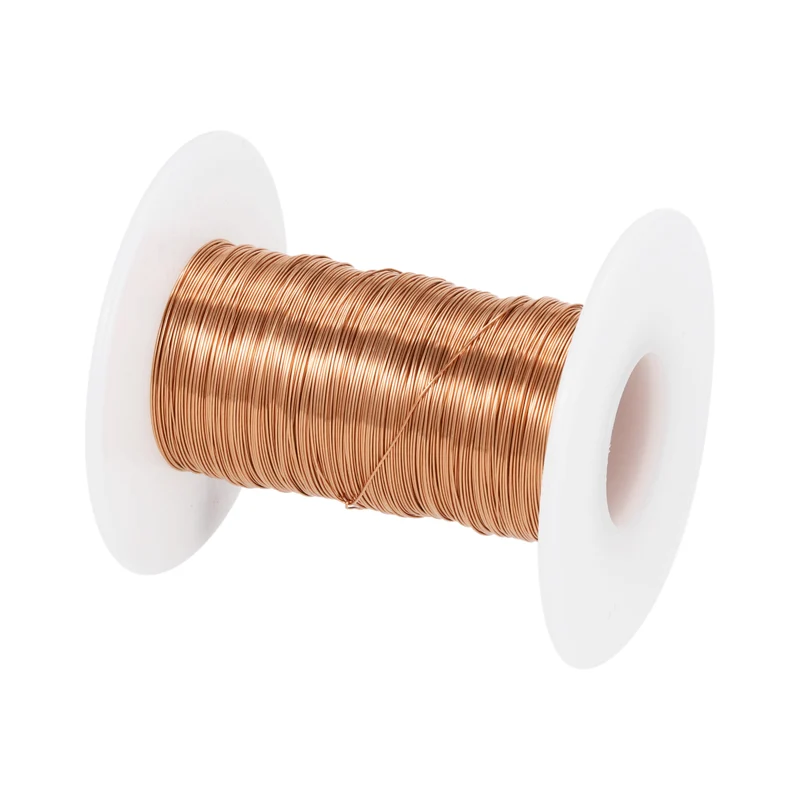 0.35mm Magnet Wire 157ft Enameled Magnet Winding Copper Wire 50g,Brown