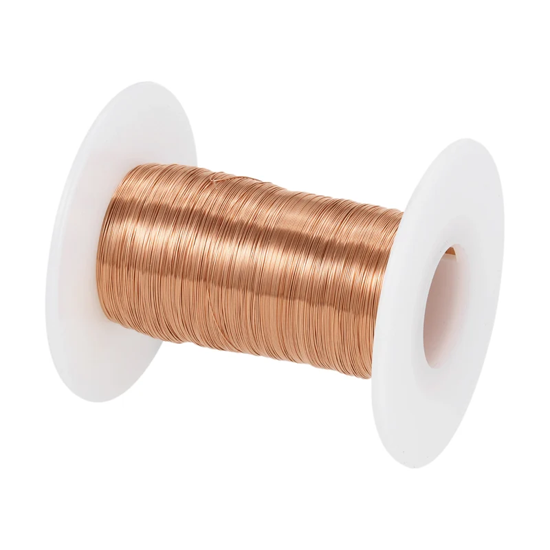 0.2mm Magnet Wire 587ft Enameled Magnet Winding Copper Wire 50g,Brown