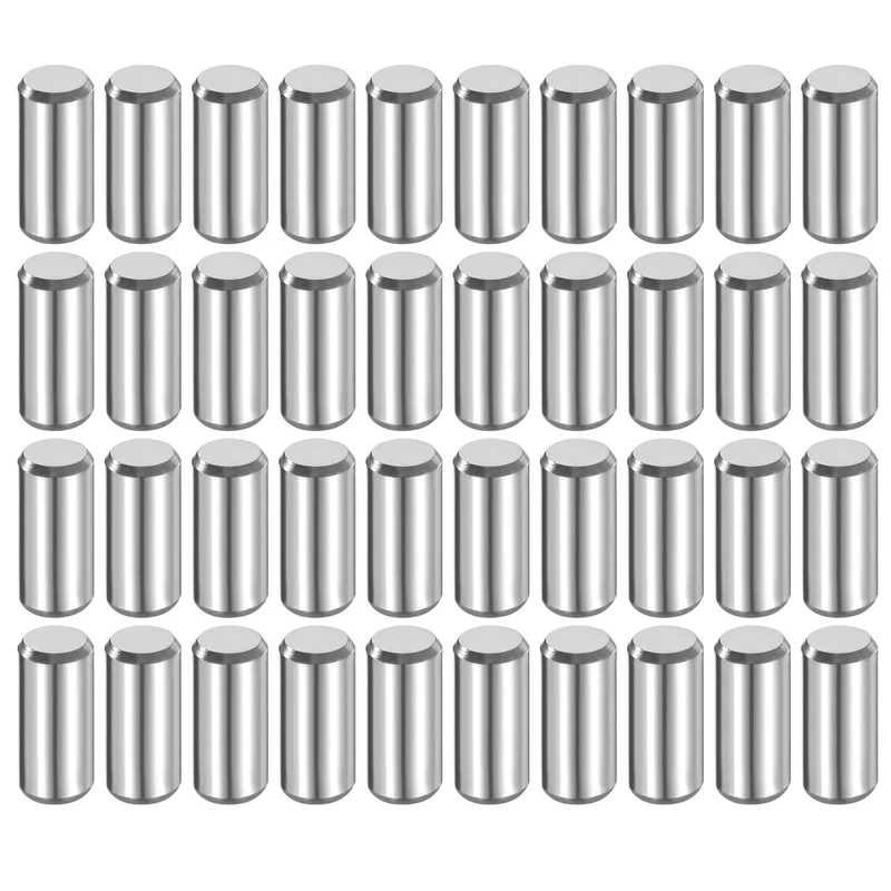 40 Pcs 6 mm x 14 mm Dowel Pins 316L Stainless Steel Shelf Support Peg Pin