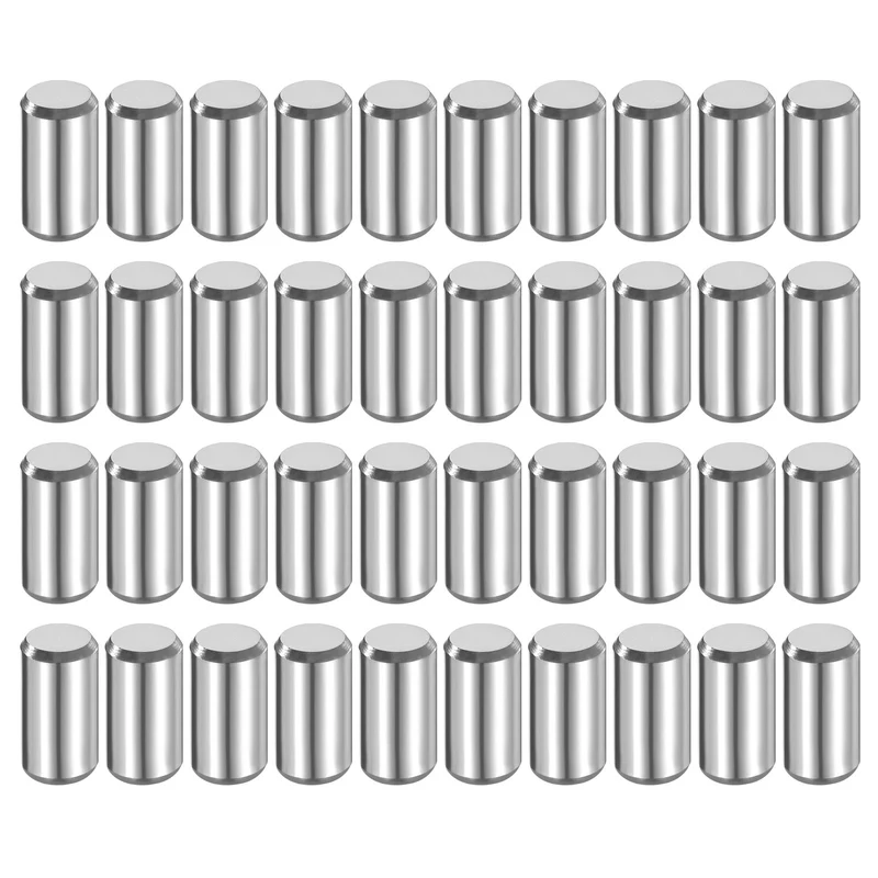 40 Pcs 6 mm x 12 mm Dowel Pins 316L Stainless Steel Shelf Support Peg Pin