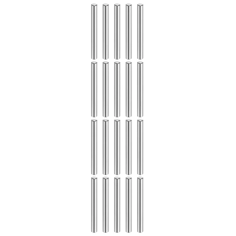 20 Pcs 5 mm x 60 mm Dowel Pins 316L Stainless Steel Shelf Support Peg Pin