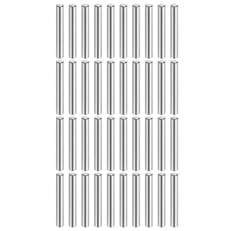 40 Pcs 5 mm x 40 mm Dowel Pins 316L Stainless Steel Shelf Support Peg Pin