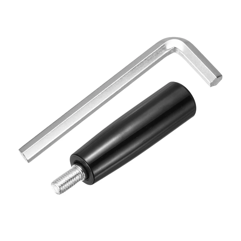 1Set M10 x P1.5 Revolving Crank Handle 112mm Male Threaded Machine Handwheel
