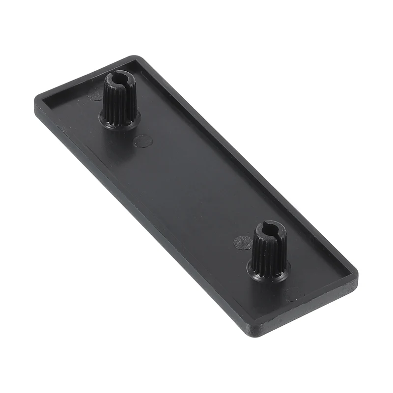 14Pcs Extruded End Cap Nylon 60x20mm 2060 Series European Black