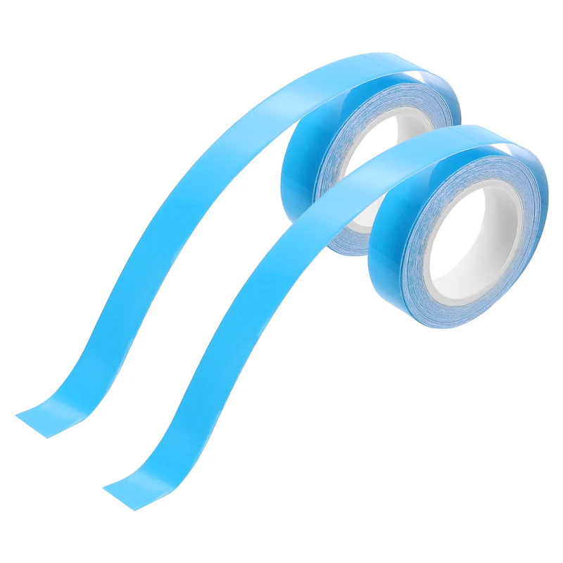 2 Rolls Glow in the Dark Tape 10ft x 0.5" Bright Sticker Tape Blue