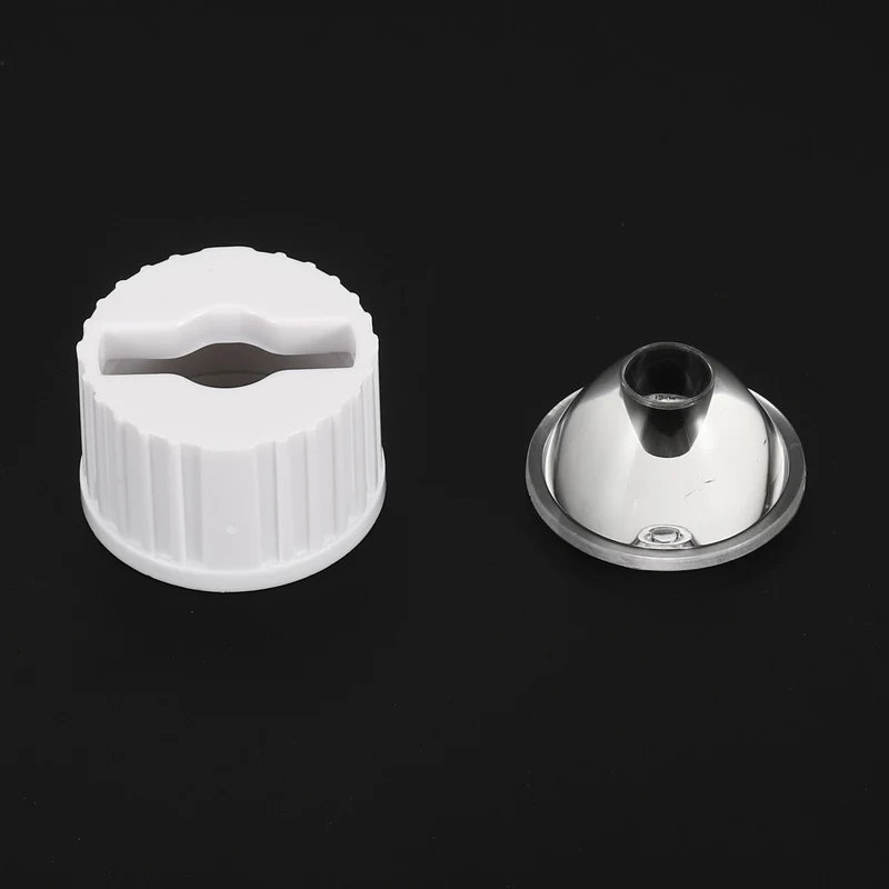 20mm LED Lens 8 Degree with Plastic Holder, 20 Set Acrylic Optical Lenses for 1W 3W High Power LED Light, White/Transparent