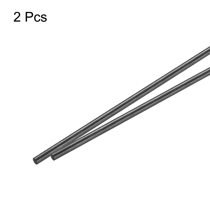 2 Pack Carbon Fiber Rod 4.5mm x 150mm for RC Plane DIY Quadcopter Arm