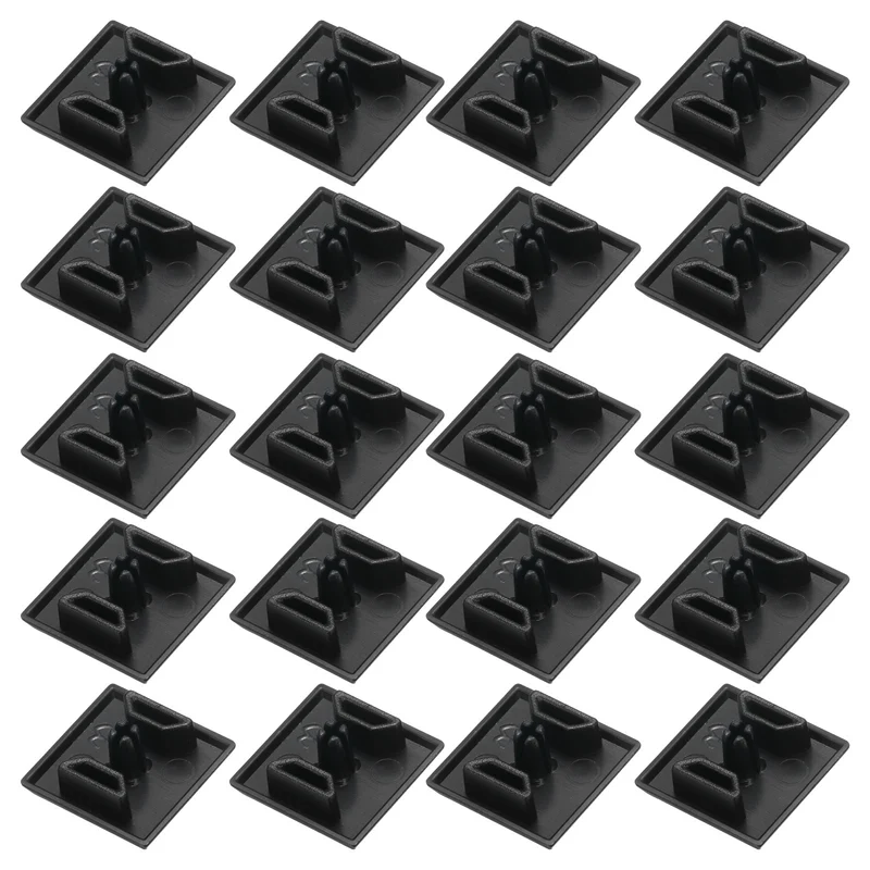 20Pcs 2020 slot 4.2mm Dia EU Standard Aluminum Profile End Cap 20x20mm