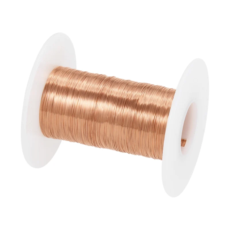 0.13mm Magnet Wire 1388ft Enameled Magnet Winding Copper Wire 50g,Brown