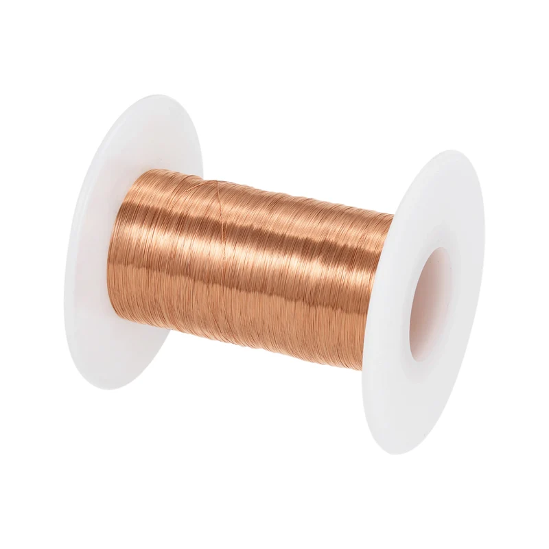 0.11mm Magnet Wire 1939ft Enameled Magnet Winding Copper Wire 50g,Brown