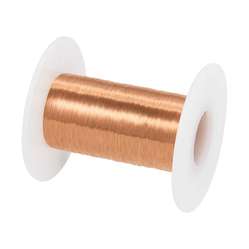 0.07mm Magnet Wire 4790ft Enameled Magnet Winding Copper Wire 50g,Brown