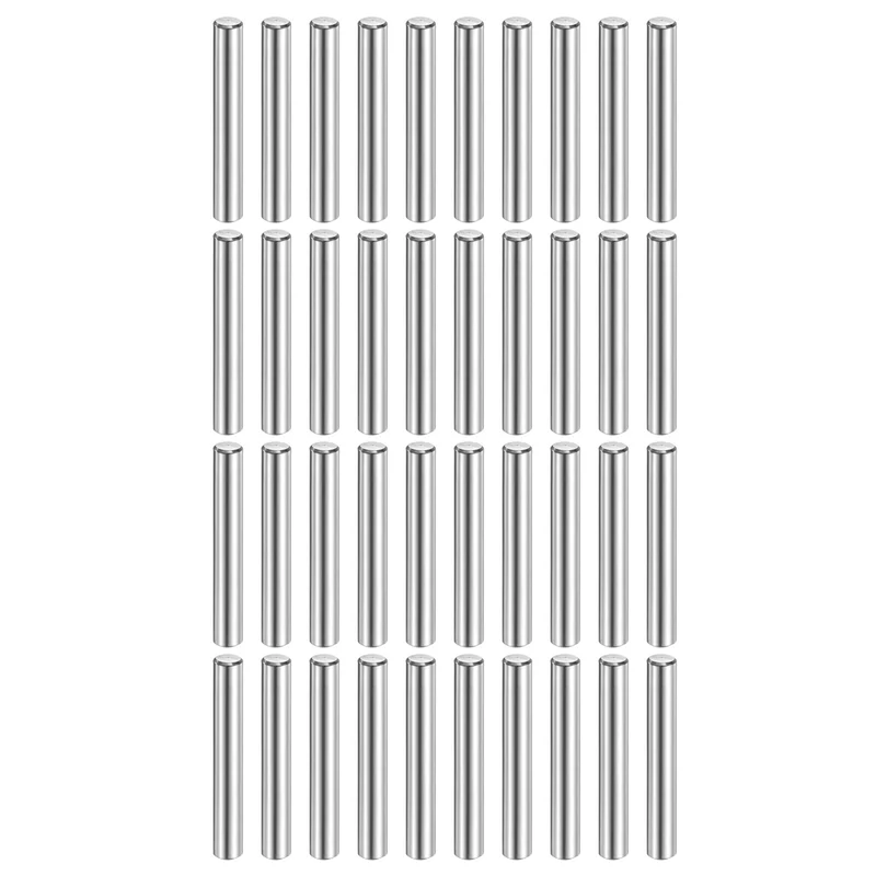 40 Pcs 5 mm x 35 mm Dowel Pins 316L Stainless Steel Shelf Support Peg Pin