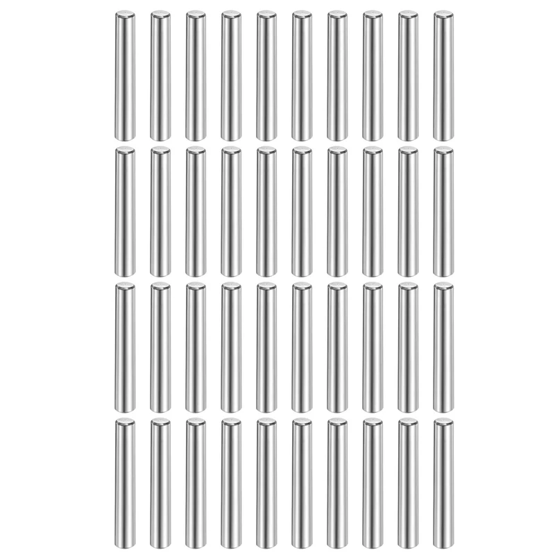 40 Pcs 5 mm x 30 mm Dowel Pins 316L Stainless Steel Shelf Support Peg Pin