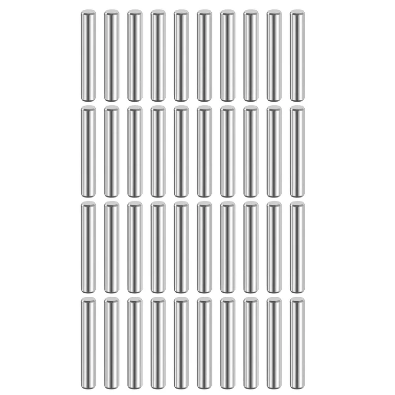 40 Pcs 5 mm x 28 mm Dowel Pins 316L Stainless Steel Shelf Support Peg Pin