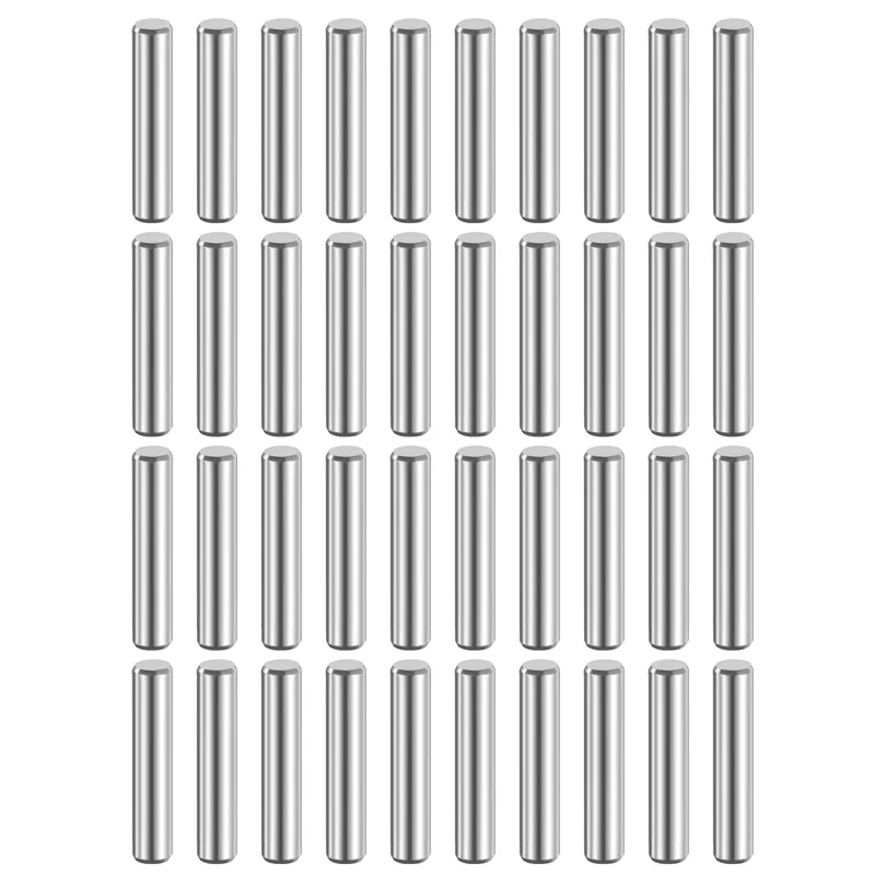 40 Pcs 5 mm x 22 mm Dowel Pins 316L Stainless Steel Shelf Support Peg Pin