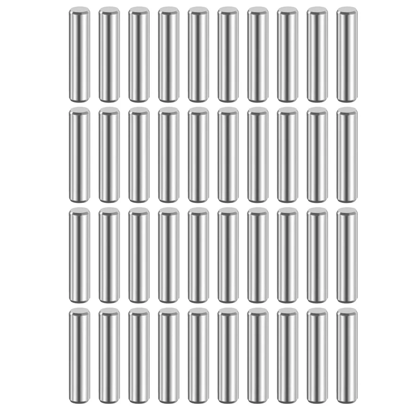 40 Pcs 5 mm x 20 mm Dowel Pins 316L Stainless Steel Shelf Support Peg Pin