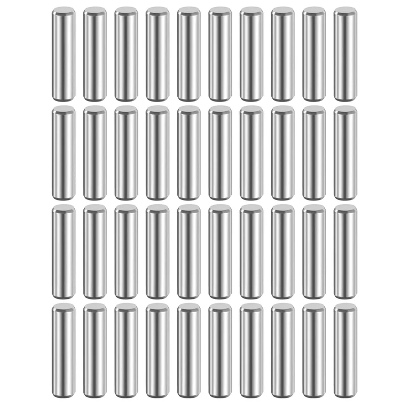 40 Pcs 5 mm x 18 mm Dowel Pins 316L Stainless Steel Shelf Support Peg Pin