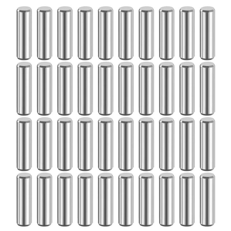 40 Pcs 5 mm x 16 mm Dowel Pins 316L Stainless Steel Shelf Support Peg Pin