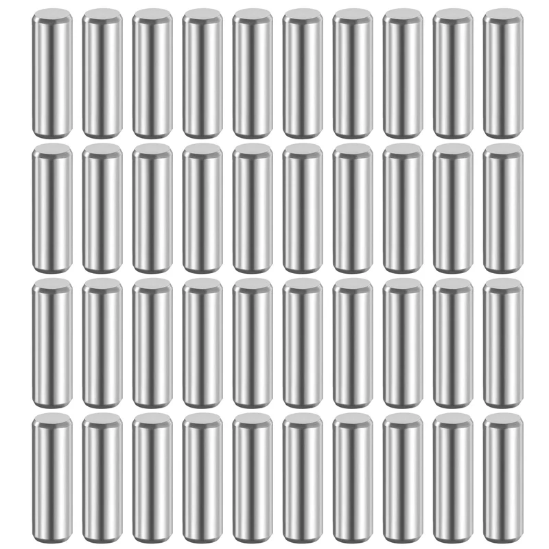 40 Pcs 5 mm x 15 mm Dowel Pins 316L Stainless Steel Shelf Support Peg Pin