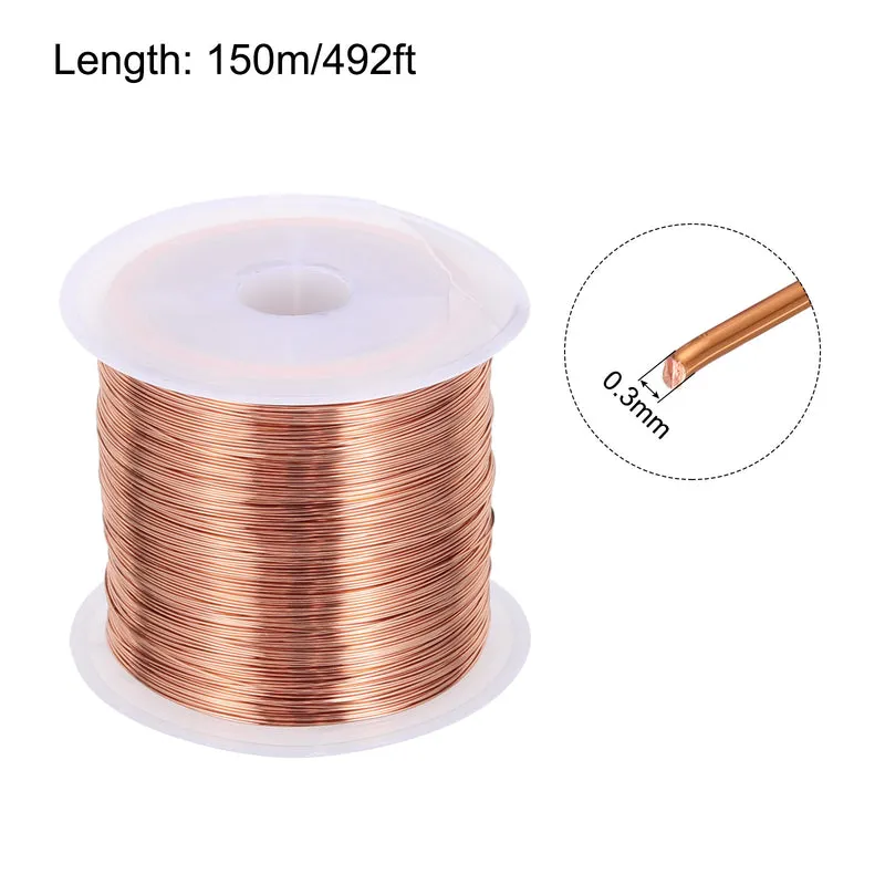 0.3mm Magnet Wire 492ft Enameled Copper Wire Enameled Magnet Winding Wire 100g