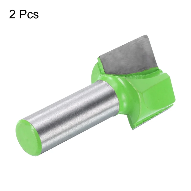 2pcs Bottom Cleaning Router Bits 1/2" Shank 1-1/16" x 25/32" Cut Carbide Tipped