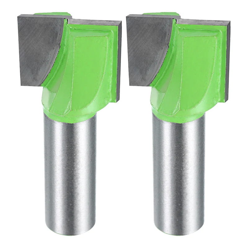 2pcs Bottom Cleaning Router Bits 1/2" Shank 15/16" x 25/32" Cut Carbide Tipped