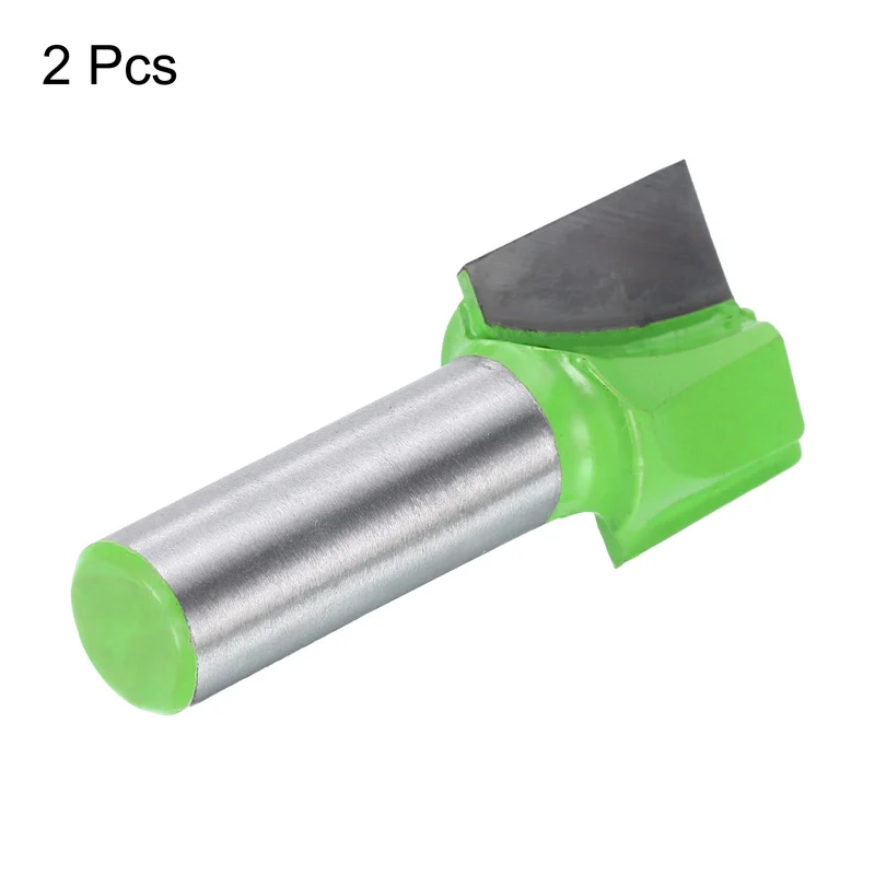 2pcs Bottom Cleaning Router Bits 1/2" Shank 15/16" x 25/32" Cut Carbide Tipped