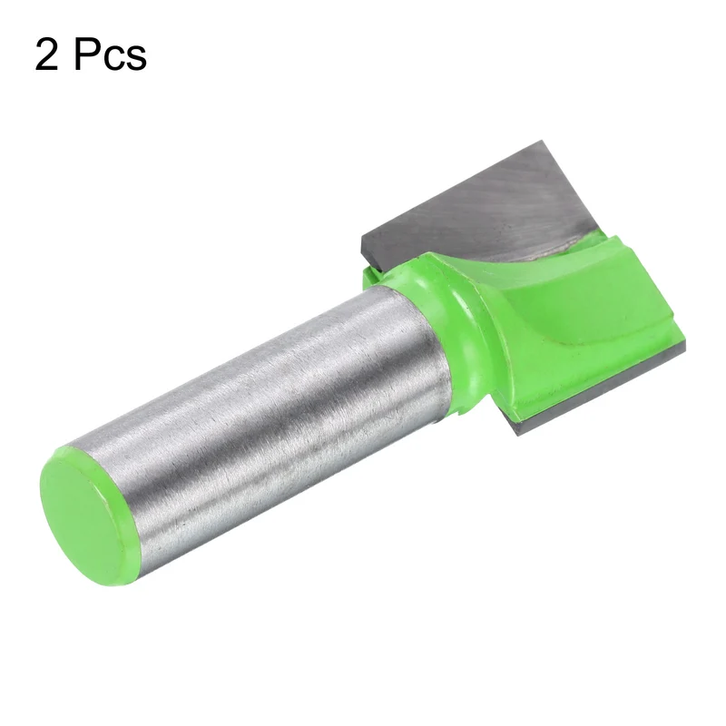 2pcs Bottom Cleaning Router Bits 1/2" Shank 29/32" x 25/32" Cut Carbide Tipped