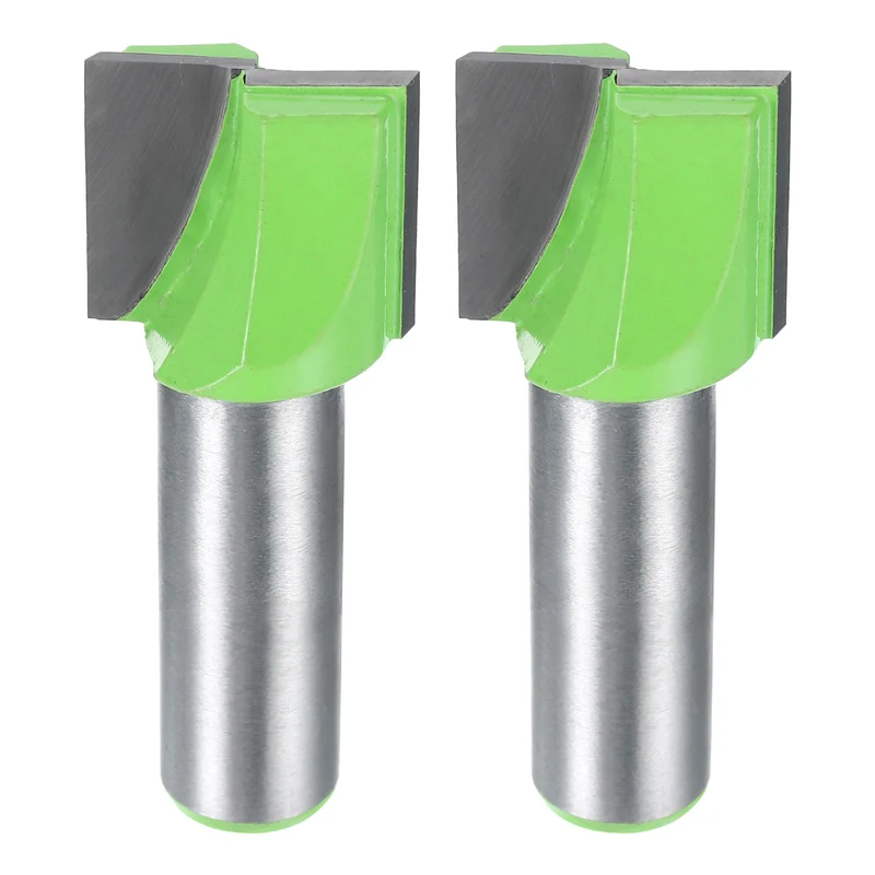 2pcs Bottom Cleaning Router Bits 1/2" Shank 7/8" x 25/32" Cut Carbide Tipped
