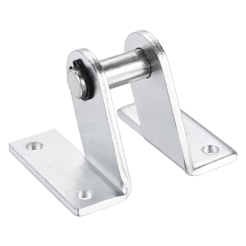 70x56mm Air Cylinder Rod Clevis Mounting Bracket Rear Pivot Mount Pneumatic Parts, Silver