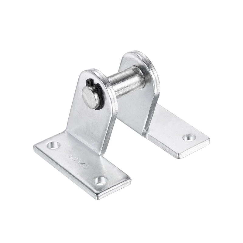 70x56mm Air Cylinder Rod Clevis Mounting Bracket Rear Pivot Mount Pneumatic Parts, Silver