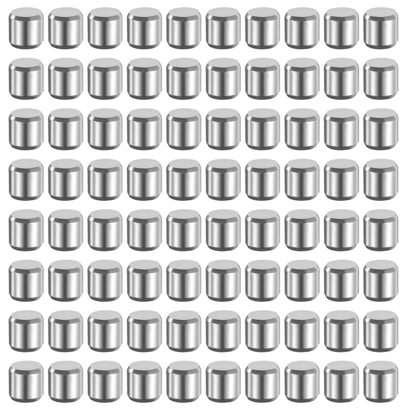 80 Pcs 5 mm x 5 mm Dowel Pins 316L Stainless Steel Shelf Support Peg Pin