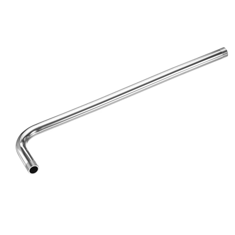 1Pcs G1/2 Male Thread Shower Arm 20.08" Length Wall-Mounted Extension Connector