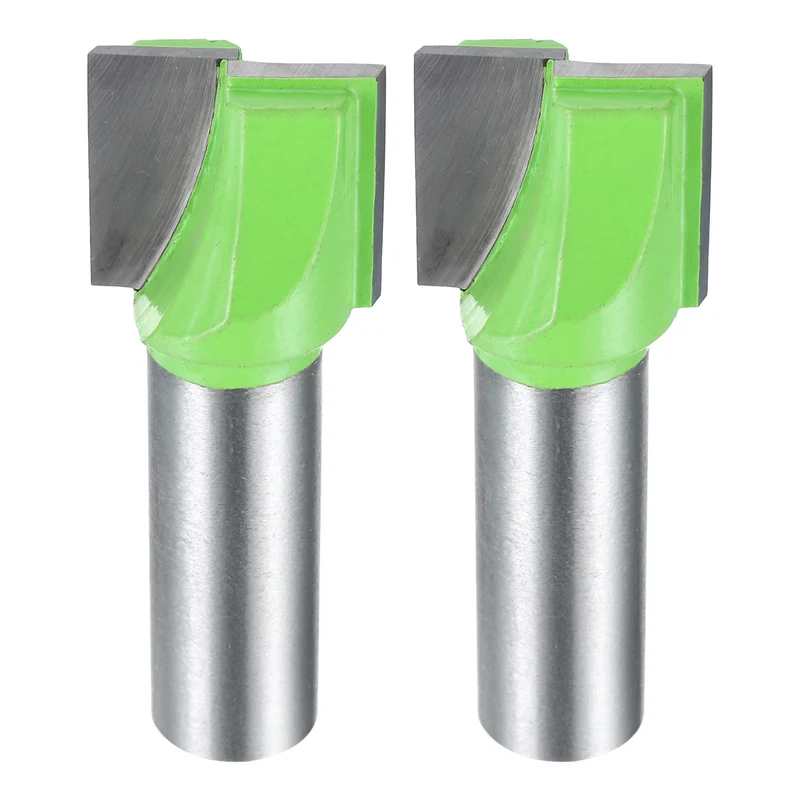 2pcs Bottom Cleaning Router Bits 1/2" Shank 13/16" x 25/32" Cut Carbide Tipped