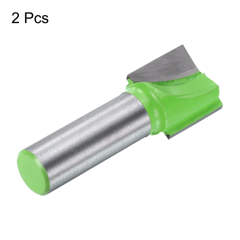 2pcs Bottom Cleaning Router Bits 1/2" Shank 25/32" x 25/32" Cut Carbide Tipped