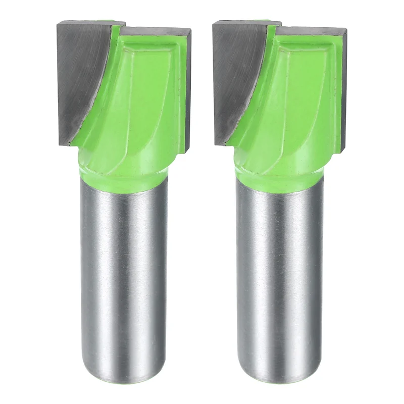 2pcs Bottom Cleaning Router Bits 1/2" Shank 3/4" x 25/32" Cut Carbide Tipped